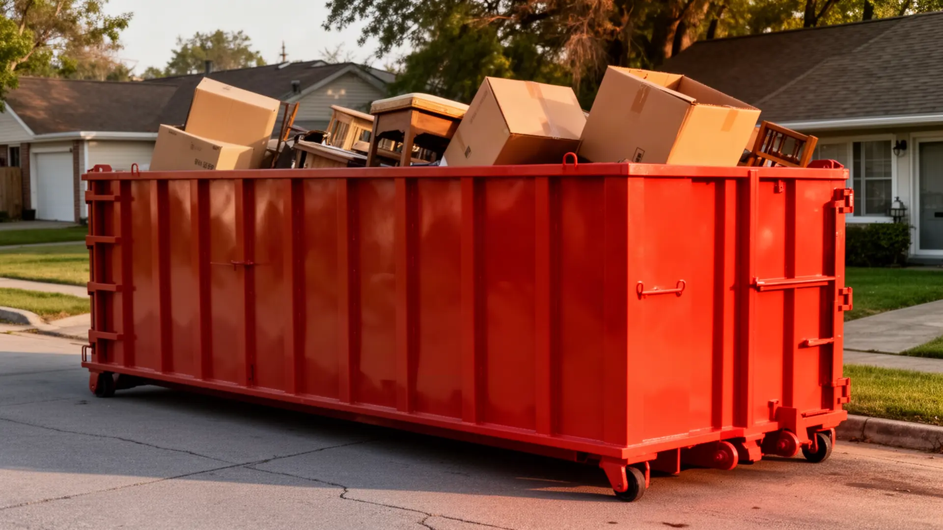 Roll-off dumpster from Mt. Pleasant Dumpster Rental in Adamsville, AL